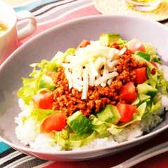夏野菜のタコライス-レシピのメイン写真