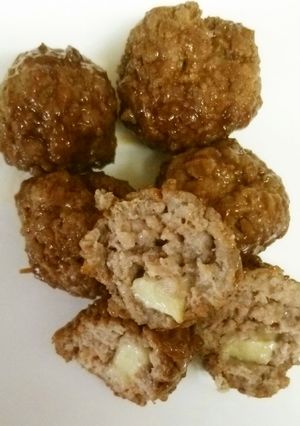 お弁当に！簡単チーズ入り肉団子-レシピのメイン写真
