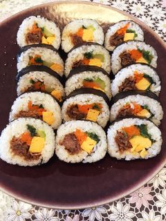 焼き肉DE海苔巻き★おもてなしにも!-レシピのメイン写真