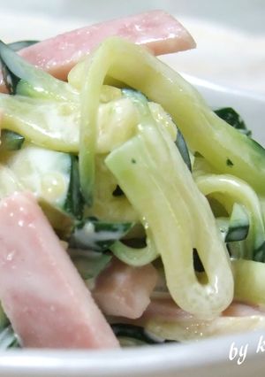 ズッキーニのからしマヨ和え-レシピのメイン写真