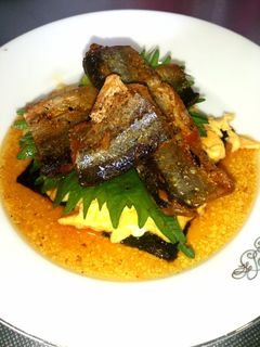 卵にのっけて★サンマ蒲焼き缶-レシピのメイン写真
