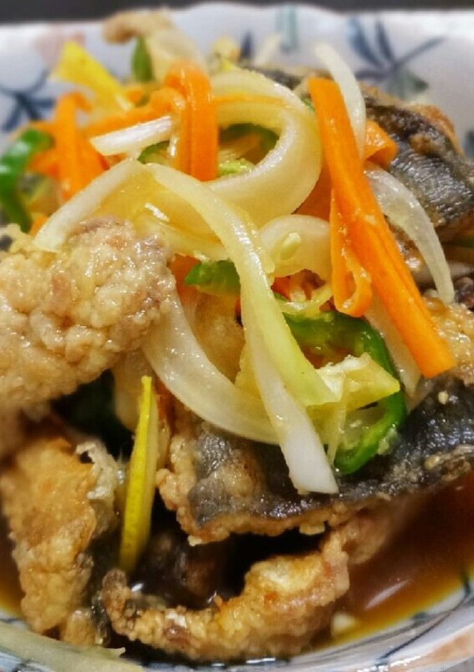 レモンであっさり～旨ウマ♪鯵の南蛮漬け❤-レシピのメイン写真