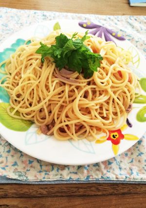 塩辛と明太子で簡単ランチパスタ☆-レシピのメイン写真