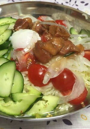 塩ラーメンと夏野菜のハーモニー-レシピのメイン写真