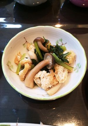 ☆副菜！小松菜と油揚げとしめじの煮浸し☆-レシピのメイン写真