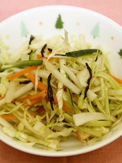 何でも千切りサラダ【学校給食】-レシピのメイン写真