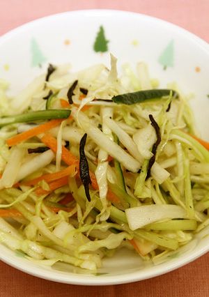 何でも千切りサラダ【学校給食】-レシピのメイン写真