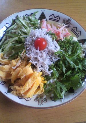 シラスのせ塩ラーメン-レシピのメイン写真