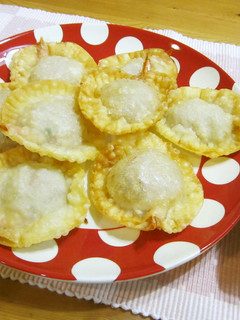 パリパリ美味しい♪まあるいエビ餃子-レシピのメイン写真