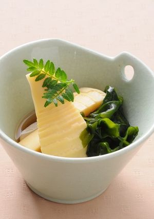 京たけのことわかめの煮物（若竹煮）-レシピのメイン写真