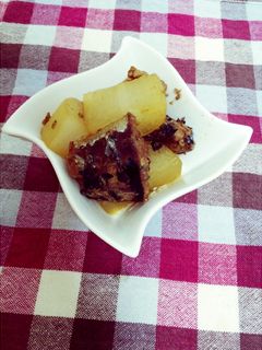 鯖の味噌煮缶で簡単煮物!-レシピのメイン写真