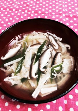 キノコおすまし-レシピのメイン写真