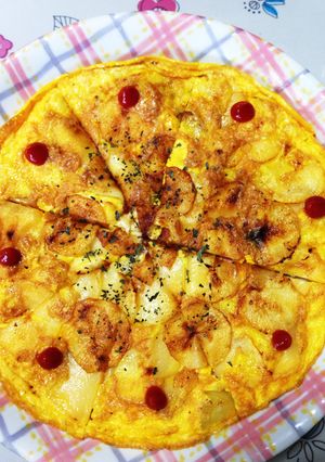 なんちゃってスパニッシュオムレツ♪-レシピのメイン写真