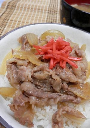 レンチン♪牛丼-レシピのメイン写真