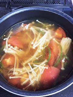トマトと野菜のコンソメスープ-レシピのメイン写真