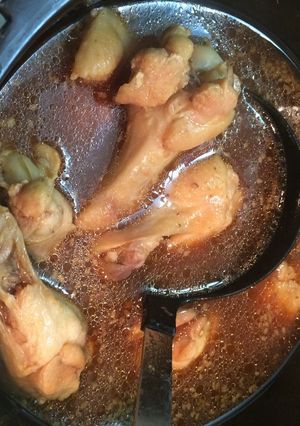 手羽元とにんにくの煮物-レシピのメイン写真