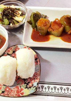 ピーマンの鶏肉づめ☆-レシピのメイン写真