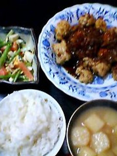 鶏だんごハンバーグ-レシピのメイン写真