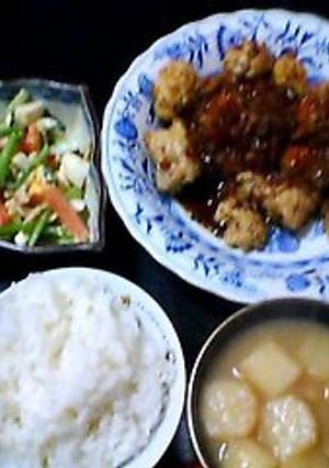 鶏だんごハンバーグ-レシピのメイン写真