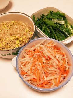 我が家のナムル☆三種-レシピのメイン写真