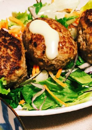 ＊簡単！チーズinハンバーグ＊-レシピのメイン写真