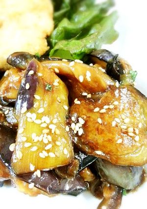 簡単茄子の蒲焼き☆-レシピのメイン写真
