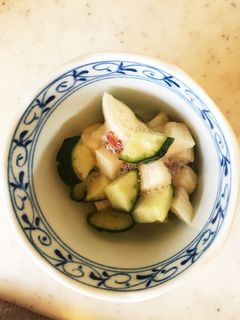 長芋とキュウリの梅あえ-レシピのメイン写真