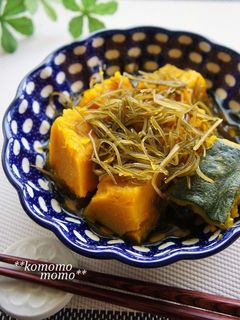 かぼちゃと刻み昆布の煮物-レシピのメイン写真
