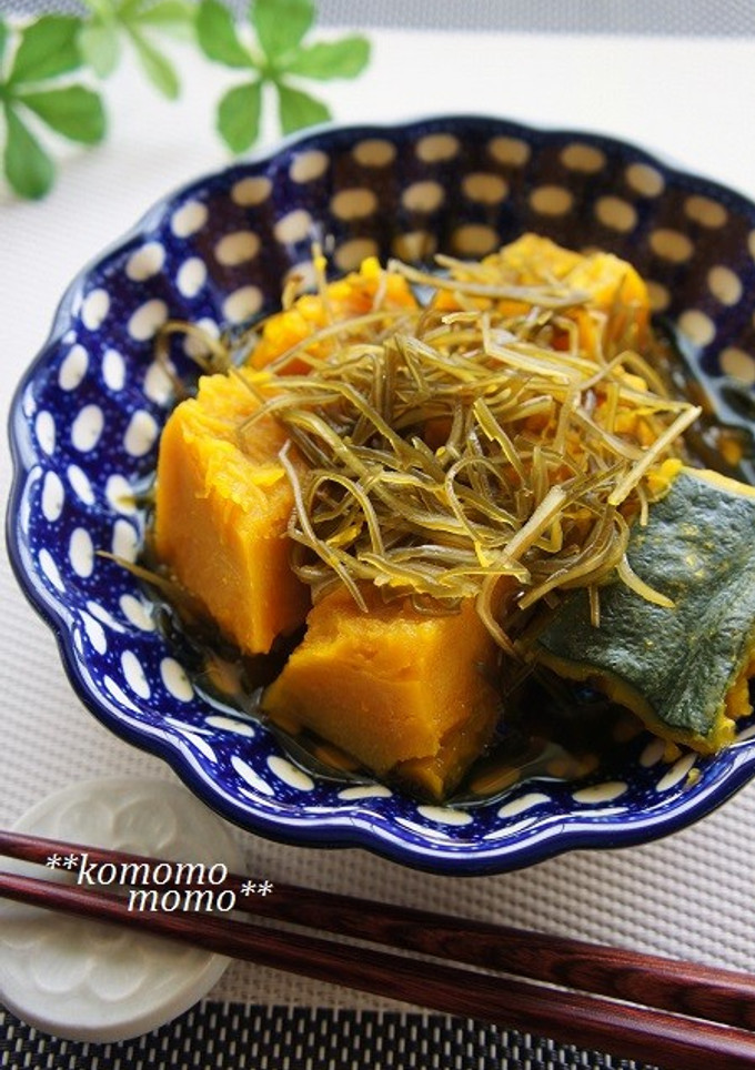かぼちゃと刻み昆布の煮物-レシピのメイン写真