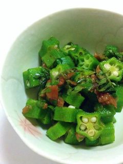 オクラ&大葉の梅味-レシピのメイン写真