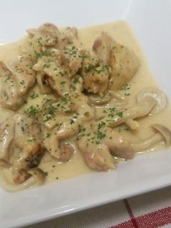 鶏としめじのクリーム煮-レシピのメイン写真