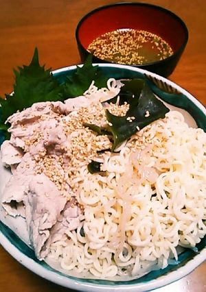 ヘルシー！冷やしサッポロ塩つけ麺-レシピのメイン写真