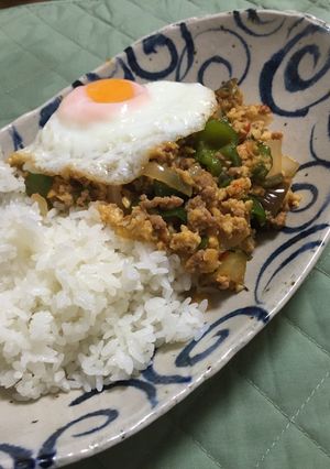 カロリーオフのガパオライス-レシピのメイン写真