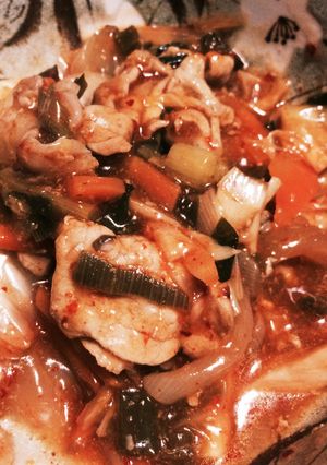 豚キムチ丼-レシピのメイン写真