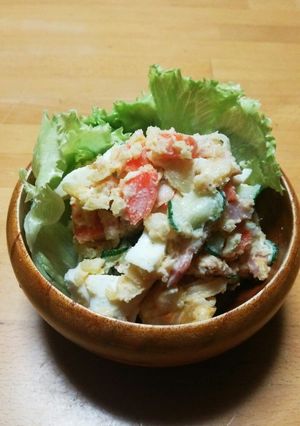 うちのポテサラ☆にんにく風味-レシピのメイン写真