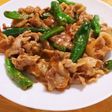 豚肉とししとう味噌炒め