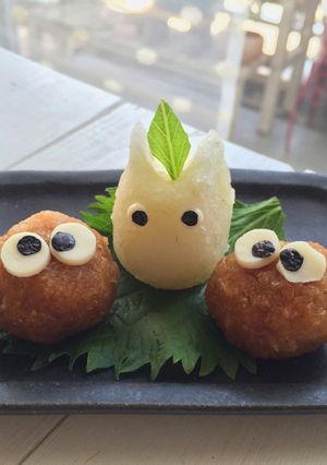 大根おろしアート＊まっくろくろすけトトロ-レシピのメイン写真