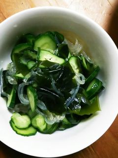 きゅうり春雨わかめの酢の物-レシピのメイン写真