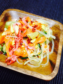 ソムタム キャロット&きゅうり&豆モヤシ-レシピのメイン写真