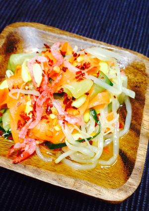 ソムタム キャロット&きゅうり&豆モヤシ-レシピのメイン写真
