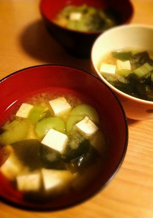 ♡母の味覚え書き♡きゅうりの味噌汁-レシピのメイン写真