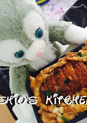 簡単！半熟卵の甘めなカツ丼♡-レシピのメイン写真