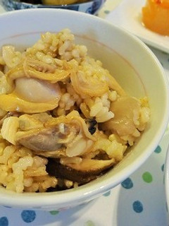 玄米のあさりご飯♪-レシピのメイン写真