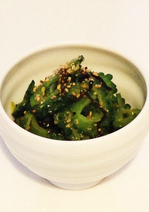 超簡単！ゴーヤの塩昆布和え-レシピのメイン写真