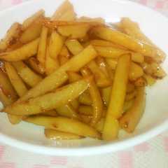 A picture of 超簡単♪じゃがいもの甘辛炒め煮.