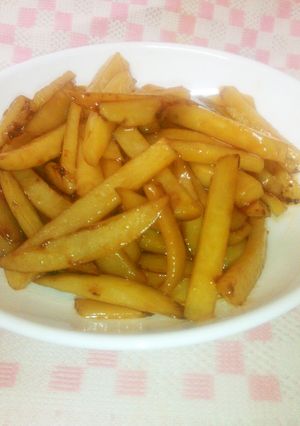 超簡単♪じゃがいもの甘辛炒め煮-レシピのメイン写真