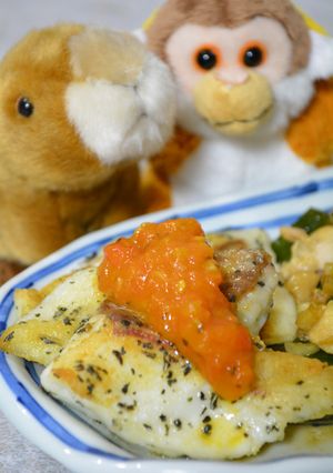 ＊真鯛の香味ムニエル トマトソースがけ＊-レシピのメイン写真