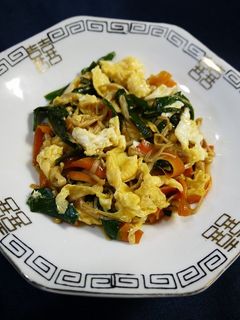 シャキシャキえのきとニラの中華炒め-レシピのメイン写真