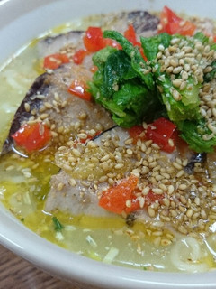 ☆カツオとホタテのアヒージョ塩ラーメン☆-レシピのメイン写真