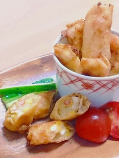プリプリ♡海老たまコーンのミニ春巻き-レシピのメイン写真